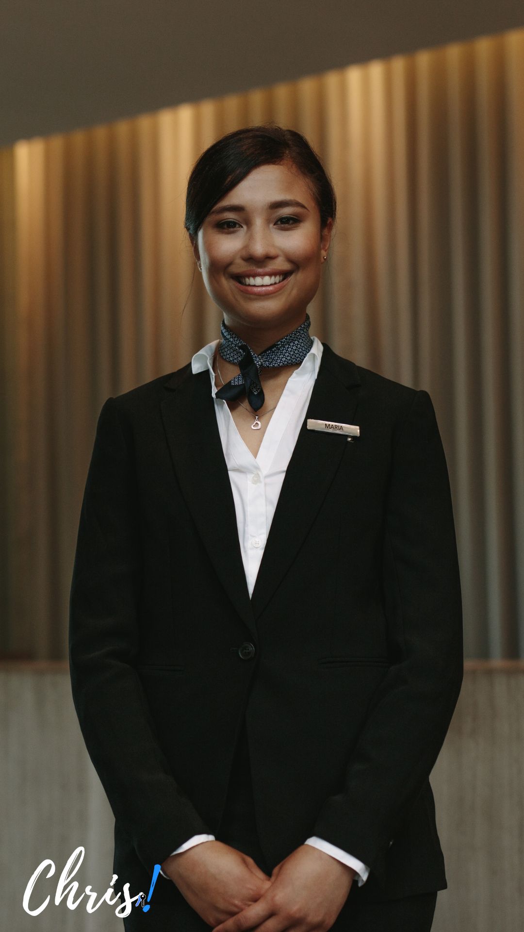 Receptionniste Souriante Chris Receptionniste Consulting